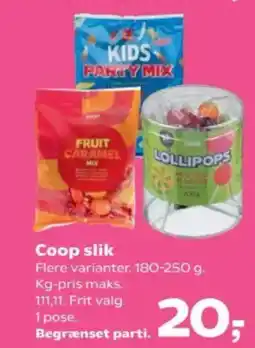 Kvickly Coop slik tilbud