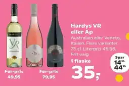 Kvickly Hardys VR eller Ap tilbud