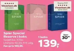 Kvickly Spier Special Reserve i boks tilbud