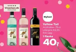 Kvickly Yellow Tail tilbud