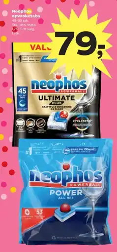 Kvickly Neophos opvasketabs tilbud