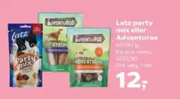 Kvickly Latz party mix eller Adventuros tilbud