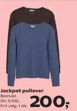 Kvickly Jackpot pullover tilbud