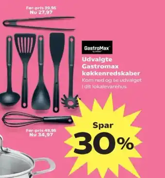 Kvickly Udvalgte Gastromax køkkenredskaber tilbud