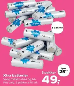 Kvickly Xtra batterier tilbud