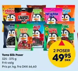 BorderShop Toms Slik Poser tilbud