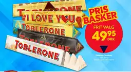 BorderShop Toblerone Chokolade tilbud