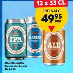BorderShop Albani Mosaic IPA, Blanche eller Belgisk Ale 4,6-6% tilbud