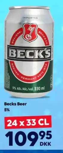 BorderShop BECK'S Beer 5% tilbud