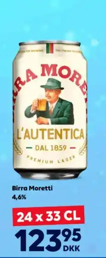 BorderShop Birra Moretti 4,6% tilbud