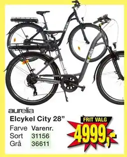 Harald Nyborg Elcykel City 28”, DKK 4999 tilbud