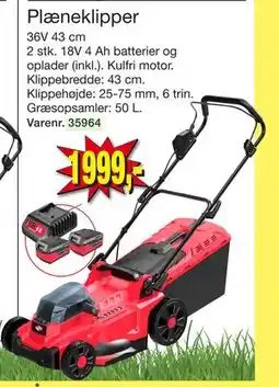 Harald Nyborg Plæneklipper, DKK 1999 tilbud