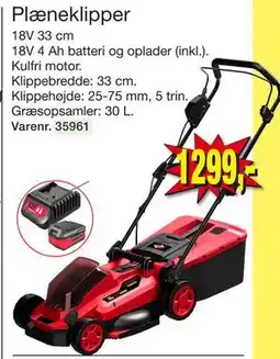 Harald Nyborg Plæneklipper, DKK 1299 tilbud