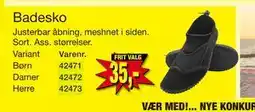 Harald Nyborg Badesko, DKK 35 tilbud