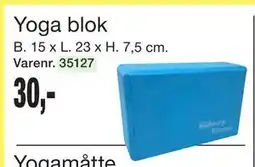 Harald Nyborg Yoga blok, DKK 30 tilbud