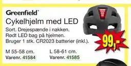 Harald Nyborg Cykelhjelm med LED, DKK 99 tilbud