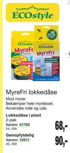 Harald Nyborg MyreFri lokkedåse tilbud