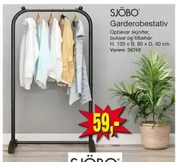 Harald Nyborg Garderobestativ, DKK 59 tilbud