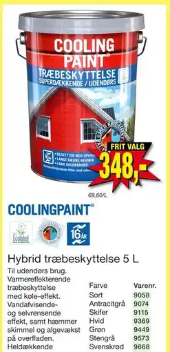 Harald Nyborg Hybrid træbeskyttelse 5 L, DKK 348 tilbud
