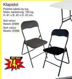 Klapstol, DKK 74