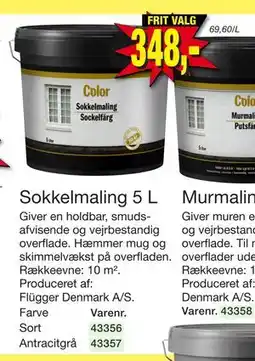 Harald Nyborg Sokkelmaling 5 L, DKK 348 tilbud