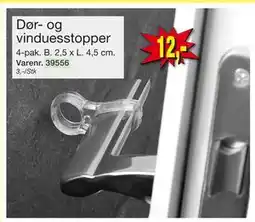 Harald Nyborg Dør- og vinduesstopper, DKK 12 tilbud