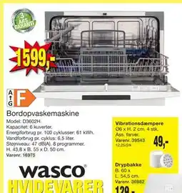 Harald Nyborg Bordopvaskemaskine, DKK 1599 tilbud