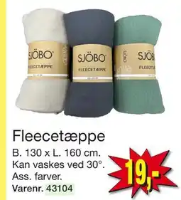 Harald Nyborg Fleecetæppe, DKK 19 tilbud