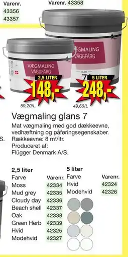 Harald Nyborg Vægmaling glans 7 tilbud