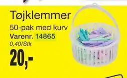 Harald Nyborg Tøjklemmer, DKK 20 tilbud