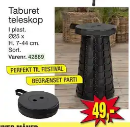 Harald Nyborg Taburet teleskop, DKK 49 tilbud