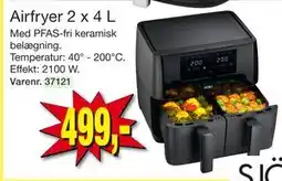 Harald Nyborg Airfryer 2 x 4 L, DKK 499 tilbud