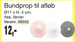 Harald Nyborg Bundprop til afløb, DKK 12 tilbud