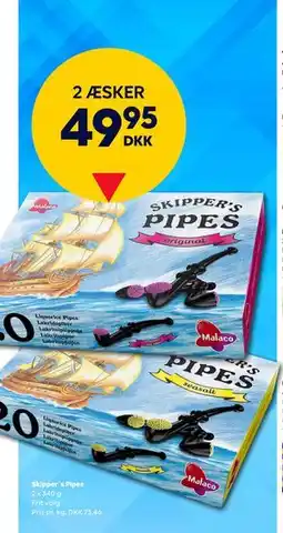 BorderShop Skipper´s Pipes, DKK 49.95 tilbud