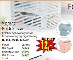 Harald Nyborg Foldekasse, DKK 12 tilbud