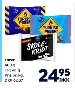 BorderShop Fazer, DKK 24.95 tilbud
