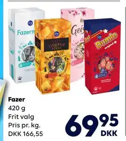 BorderShop Fazer, DKK 69.95 tilbud
