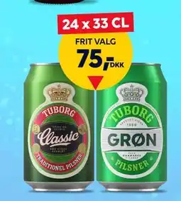 BorderShop TUBORG & CARLSBERG FAVORITTER, DKK 75 tilbud