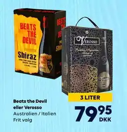 BorderShop Beats the Devil eller Verosso, DKK 79.95 tilbud