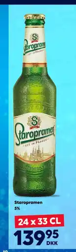 BorderShop Staropramen 5%, DKK 139.95 tilbud