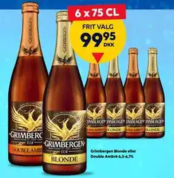 BorderShop Grimbergen Blonde eller Double Ambré 6,5-6,7%, DKK 99.95 tilbud