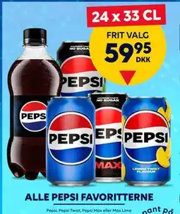 BorderShop ALLE PEPSI FAVORITTERNE, DKK 59.95 tilbud