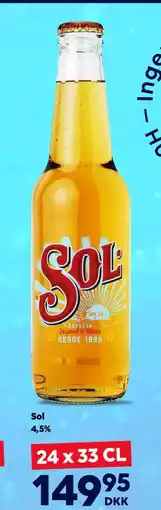 BorderShop Sol 4,5%, DKK 149.95 tilbud