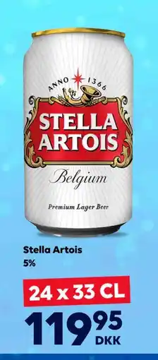 BorderShop Stella Artois 5%, DKK 119.95 tilbud