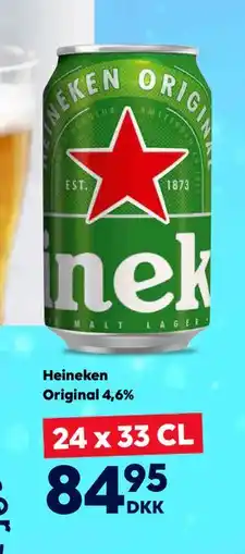 BorderShop Heineken Original 4,6%, DKK 84.95 tilbud