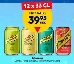 BorderShop Schweppes, DKK 39.95 tilbud