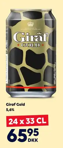 BorderShop Giraf Gold 5,6%, DKK 65.95 tilbud
