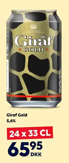 BorderShop Giraf Gold 5,6%, DKK 65.95 tilbud