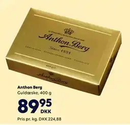 BorderShop Anthon Berg, DKK 89.95 tilbud