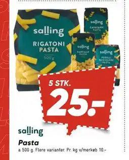 Bilka Pasta, DKK 25 tilbud
